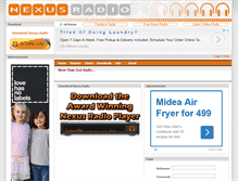 Tablet Screenshot of nexusradio.com
